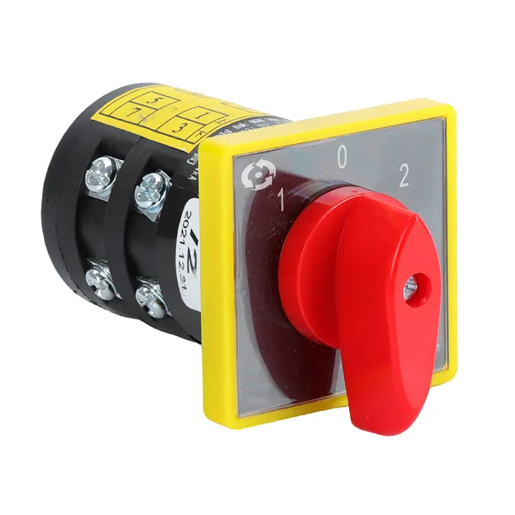 Interruptor de leva giratorio combinado de tres posiciones 10A