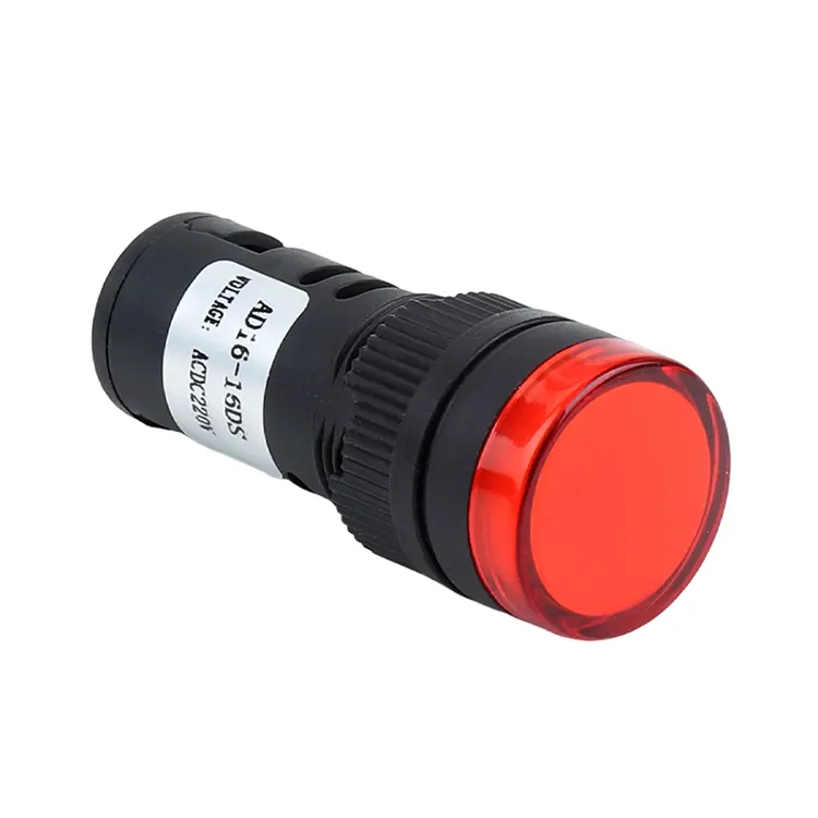 Luz indicadora de tamaño de orificio de montaje de 16 mm, cinco colores AD16-16D/S