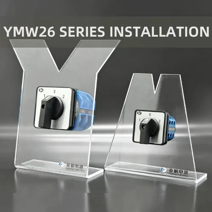 Instalación completa del interruptor de cambio serie LW26 YMW26 | Fábrica de interruptores de control industrial
