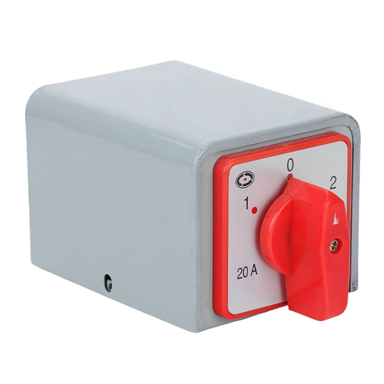Interruptor de leva giratorio combinado 20A 4kw con carcasa