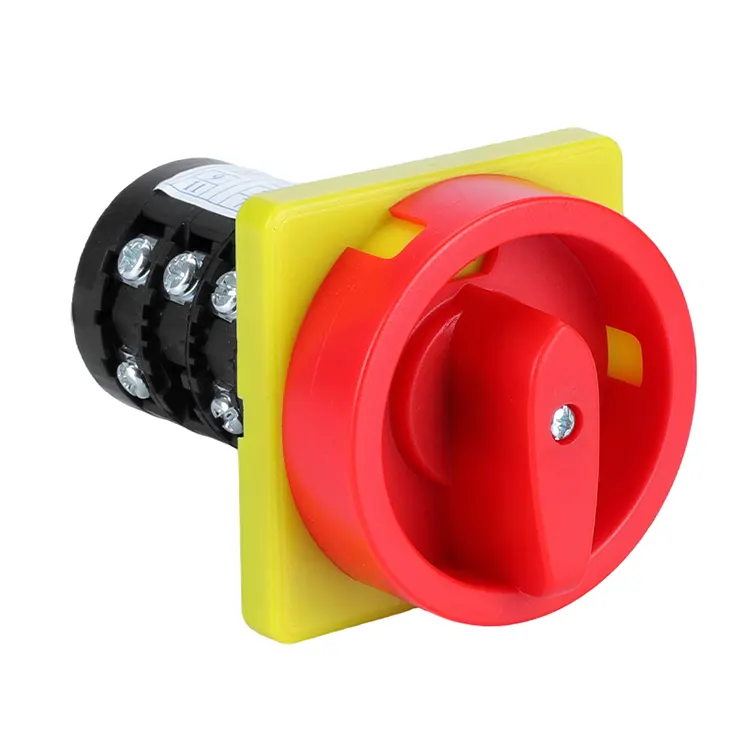 Interruptor de leva giratorio combinado de dos posiciones con candado 20A