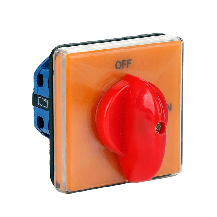 Interruptor giratorio de apagado y encendido de panel grande de 20 A