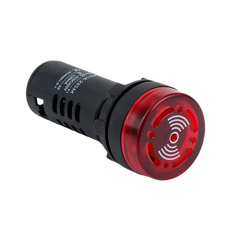 Luz de zumbador con tamaño de orificio de montaje de 22 mm AD16-22SM