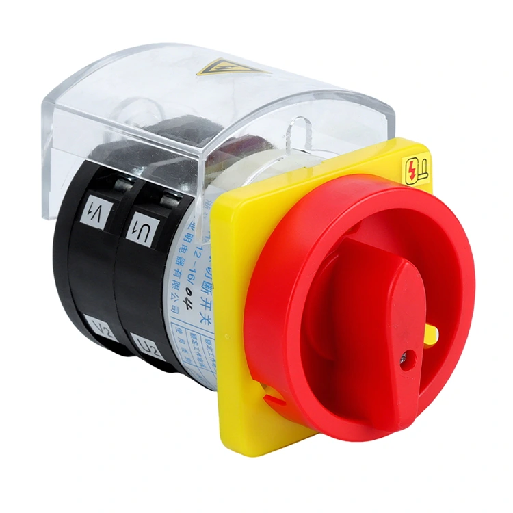 Montaje en placa con cubierta protectora Interruptor combinado de leva