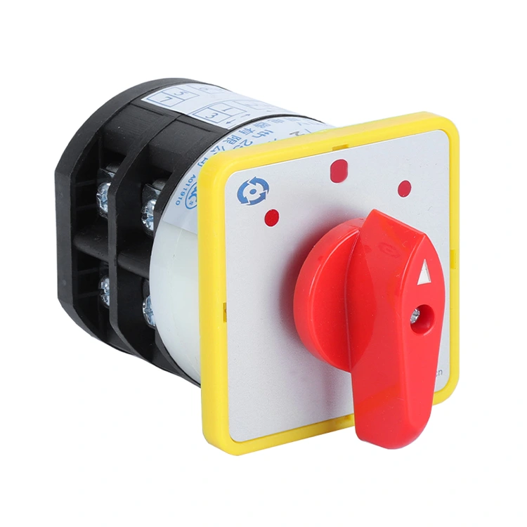 Interruptor de cambio giratorio de control de perilla manual 25A