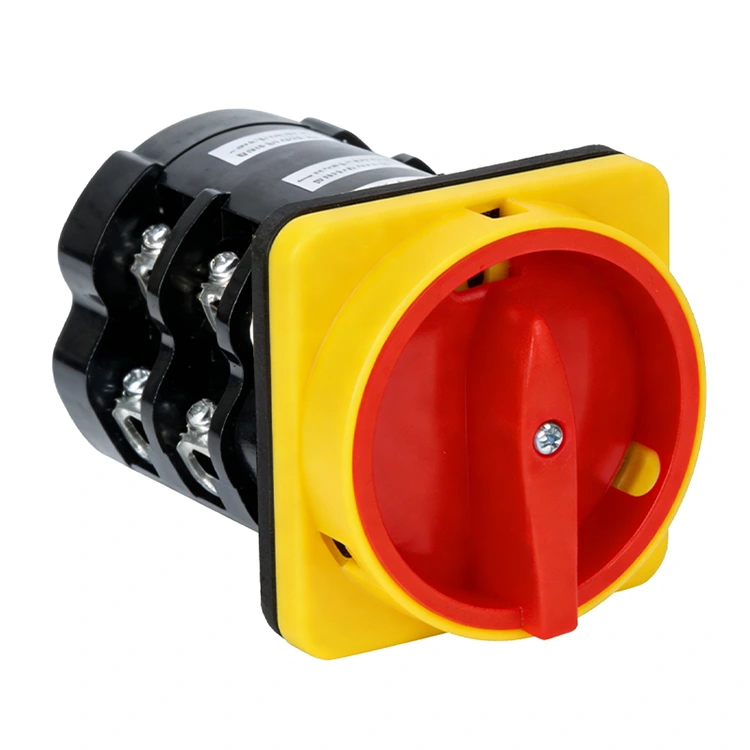 Interruptor de leva giratorio con combinación de candado 63A