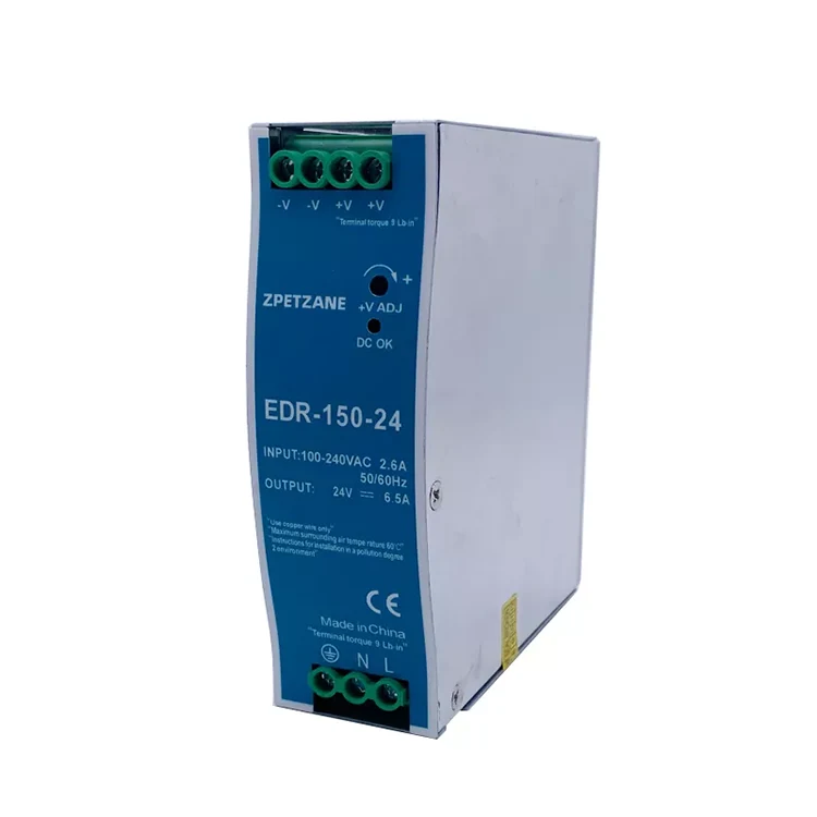Fuente de alimentación con interruptor montada en riel DIN EDR-150W