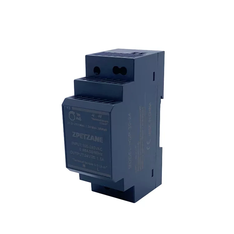 Fuente de alimentación con interruptor montado en riel DIN HDR-30W