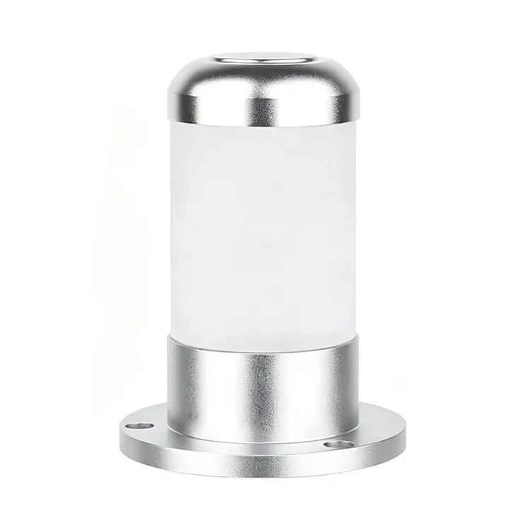 Luz indicadora de alarma de metal con luz tricolor de cilindro corto