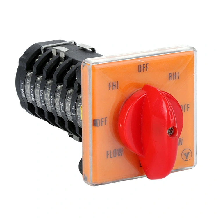 T-16EXF64D-6 Interruptor de leva giratorio de siete posiciones