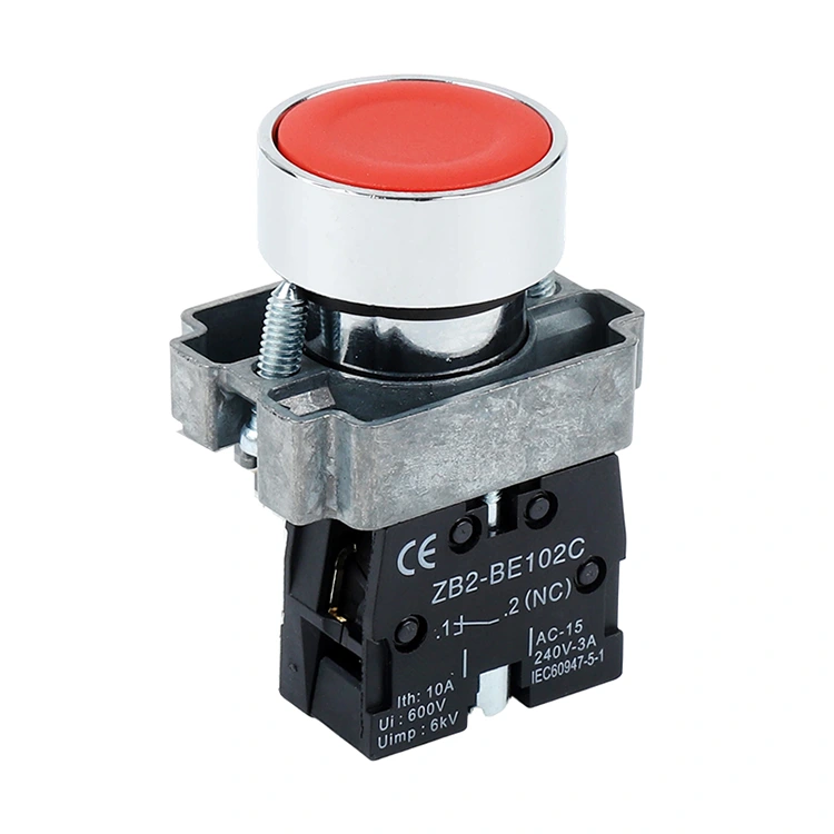 XB2-BA Interruptor de botón de reinicio momentáneo de cinco colores